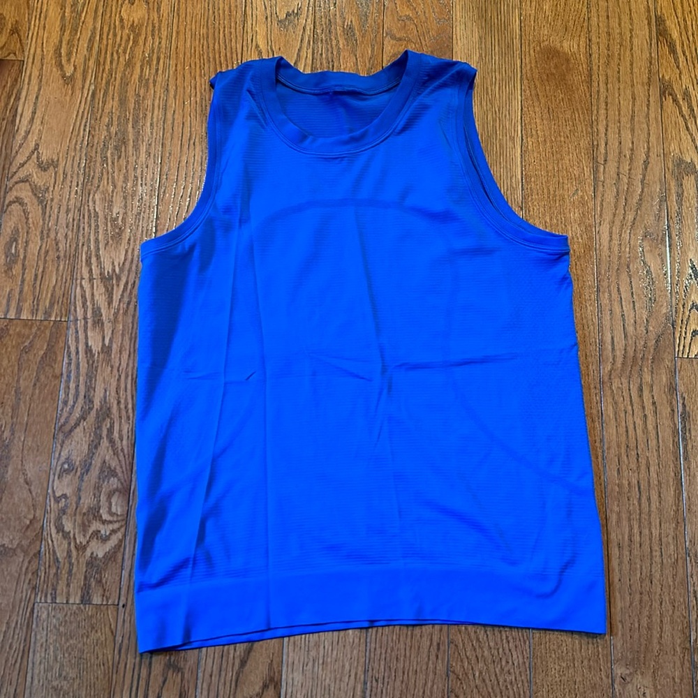 Lululemon Athletica Blue Muscle Tee Tank Top